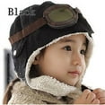 thumbnail image 3 of Cool Boys Kids Baby Winter Warm Cap Hat Beanie Pilot Aviator Crochet Earflap Hat, 3 of 5