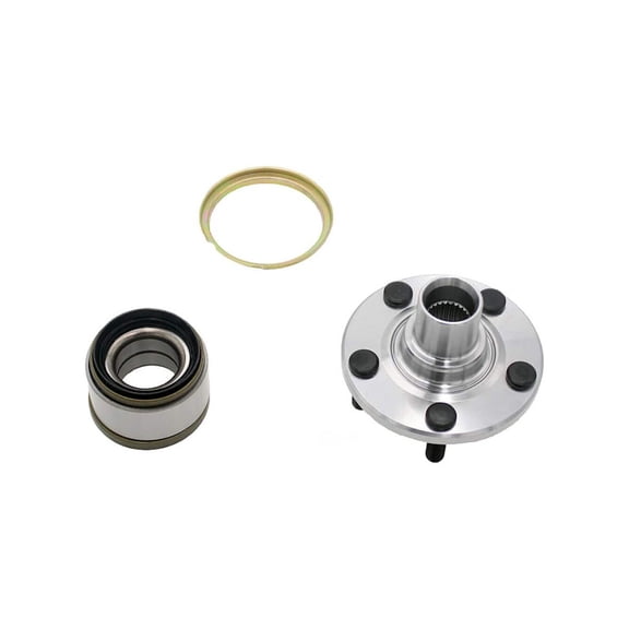 KarParts360 For Toyota Camry 1990 1991 Wheel Hub And Bearing Repair Set | Front | Steel | 54 Millimeters Brake Pilot Diameter | 125 Millimeters Flange Diameter | 26 Spline | Replacement For 435022007
