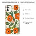 thumbnail image 4 of Poppies Flower Case for iPhone 12,Aesthetic Colourful Floral Pattern Soft TPU Bumper Case Cover, 4 of 5