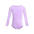 thumbnail image 3 of YiZYiF Girls Team Ballet Dance Costume Basic Tank Leotard with Wrap Skirt Lavender 10-12, 3 of 7