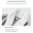 thumbnail image 6 of 2022 warm pajamas for women Autumn And Winter Flannel Nightgown Plus Velvet Padded Women's Long Pajamas Women's Lovely Home Clothes Navy Blue L, 6 of 8