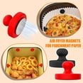 thumbnail image 5 of Air Fryer Magnets for Parchment Paper, 8PCS Strong Magnetic Silicone Clips to Secure Liners & Prevent Burning, 100 Food-Safe BPA Free, Waterproof & Heat-Resistant (0.86 inch, Black), 5 of 5