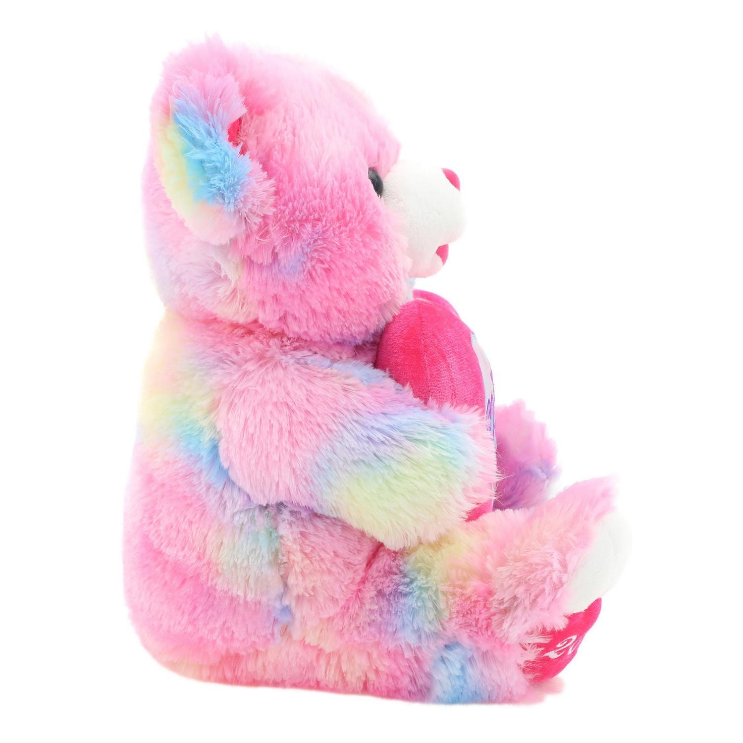 Way to Celebrate Valentine’s Day Sweetheart Teddy Bear 2023, Rainbow