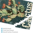 thumbnail image 3 of 500 pcs Vintage Green Cactus 500 piece puzzle for adults,Challenging Brain Exercise,Funny Cactus Retro Style Wooden Puzzles 500 Piece,for Puzzle & Plant Lovers Gifts,Stress relieving pleasure, 3 of 6