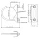 thumbnail image 2 of 2 Pcs Antenna Mount Clamp U-bolt Mounting Hardware Antenna Mast Clamp V Jaw Bracket Accessories For, 2 of 4