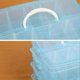 thumbnail image 3 of Washi Tape Box Organizer Storage Color Mixing,Divider Closet Container,with 30 Adjustable Compartments,Clear,Masking Tape Desktop Tape DIY Sticker Rol, 3 of 4