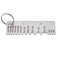 thumbnail image 3 of Welding Inspection Tool, Stainless Steel Wire Metal Sheet Thickness Gauge Welding Gage Plated Size Inspection Tool, Thickness Gauges, 3 of 5