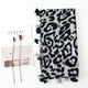 thumbnail image 4 of EeaseMX Bufanda larga de algodón para mujer, estilo chal, regalo, bufanda de leopardo, gris, 4 of 8