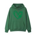 thumbnail image 6 of ShiShine St Patricks Day Sweatshirt for Women Hooded Long Sleeve Casual Pullover with Cute Print, 6 of 7