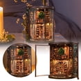 thumbnail image 6 of Book Nook Kit for Adults & â DIY Miniature Library with LED Light, 3D Wooden Puzzle Bookend Bookshelf Insert Craft Kit, Wisdom Ring Library Model for Home Decor & Gifts, 6 of 6