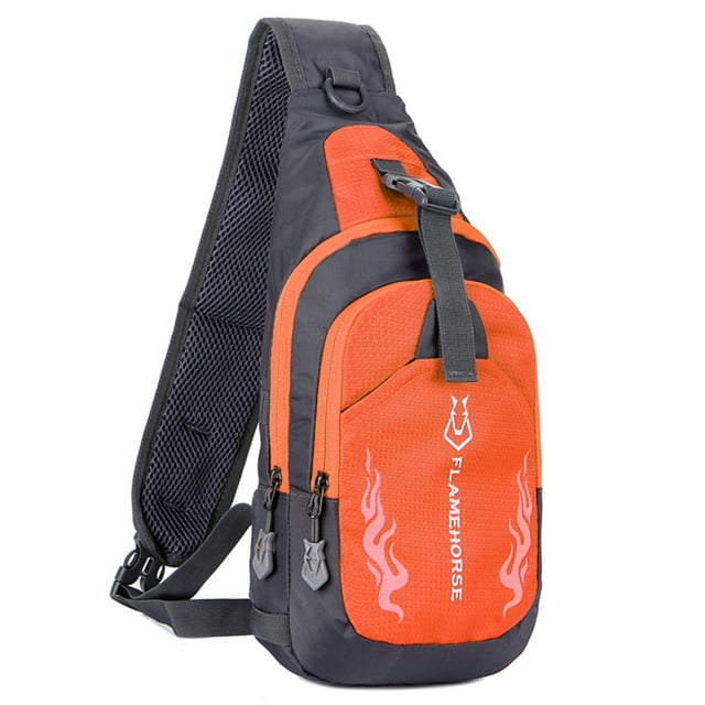 Pack exterior Mochila con honda para hombre, bandolera en el pecho, bandolera, viaje, deportes, gimn FLAMEHORSE Pack exterior