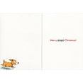NobleWorks Dog Fetches Snowman Arm Funny Christmas Card - Walmart.com