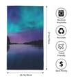 thumbnail image 2 of Balery Night At Lake Aurora Toalla de Microfibra Premium con Estampado – 27.5x16 pulgadas, Alta Absorción, Suave y Aterciopelada, Secado Rápido, 2 of 6
