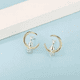 thumbnail image 3 of Aretes De Plata S925 Luna Y Gato Diseño Malubero Malu1745, 3 of 3