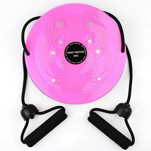 Youkk Disque de Torsion de Taille Pratique et Sûr pour l'Entraînement Résistance Réglable Rose