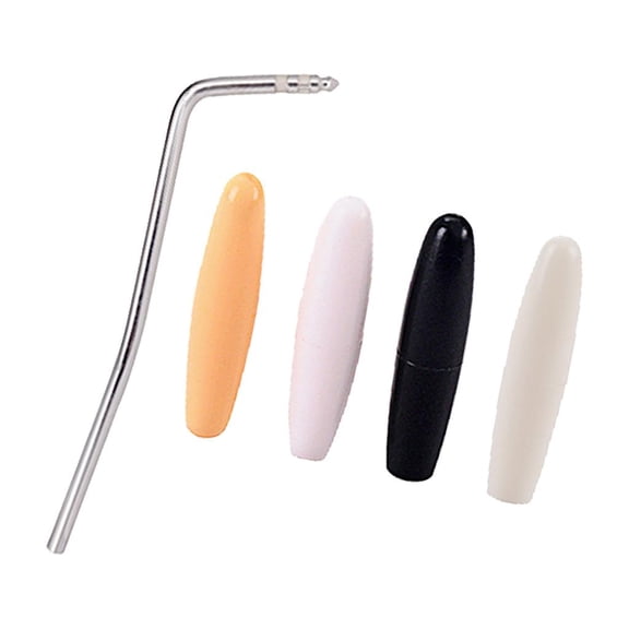 Lazsy 6mm Tremolo Arm Whammy Bar 3pcs Tremolo Arm Tips for Tremolo Bridge Parts