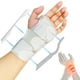 thumbnail image 1 of Muñequera Ortopedica Muñequeras de Soporte - Muñequera Tunel Carpiano Ajustable Con 2 Soportes para Aliviar el Túnel Carpiano Artritis Tendinitis Fracturas (Gris, Medium 13-20 cm, Mano Lzquierda), 1 of 5