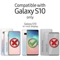 thumbnail image 3 of Vena Galaxy S10 Wallet Case - vSkin Slim Credit Card Holder Case Cover Designed for Samsung S10 - Black, 3 of 8