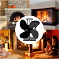 thumbnail image 2 of Amdohai 4-Blade Heat Powered Fan Thermodynamic Fireplace Fans for Wood, 2 of 7
