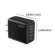 thumbnail image 2 of Cargador rápido de 120W, Tipo-C, PD+USB, Multi-Port, Compatible con Android e iOS, Negro, 2 of 6