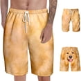 thumbnail image 2 of Toimothcn Mens Shorts Funny Dog Printed Shorts Stretchy Waist Drawstring Soft Breathable Homewear Shorts Comfy Summer Clothes, 2 of 7
