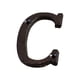 thumbnail image 1 of Aleación de Hierro Forjado Diy Casa Letra Y Número Conjunto, 26 Letras Inglesas con Tornillos para la Decoración de la Tienda de Jardín Al Aire Libre, Estilo Industrial Retro Números de la Casa Person, 1 of 2