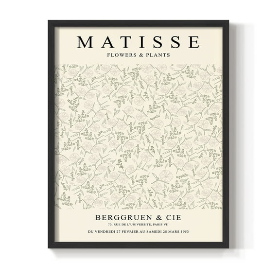 Matisse CCVI in Solid Wood 8 x 10 Framed Print
