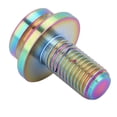 thumbnail image 4 of M8x15mm Titanium Alloy Bicycle Crank Bolt with Dust  and Washer, 4 of 7