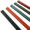 thumbnail image 4 of Set of 5 Colorful Matte Reusable Fiberglass Chopsticks  Non-Slip, Dishwasher Safe, Perfect for Chinese, Korean & Japanese Meals 9.5 inch Plain, 4 of 4