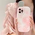 thumbnail image 3 of Compatible with iPhone 13 Pro Max Camera Cover Case Mirror Lens Protection Makeup Holder Kickstand Aesthetic Shockproof Protective Cover for Women Girls, 3 of 9