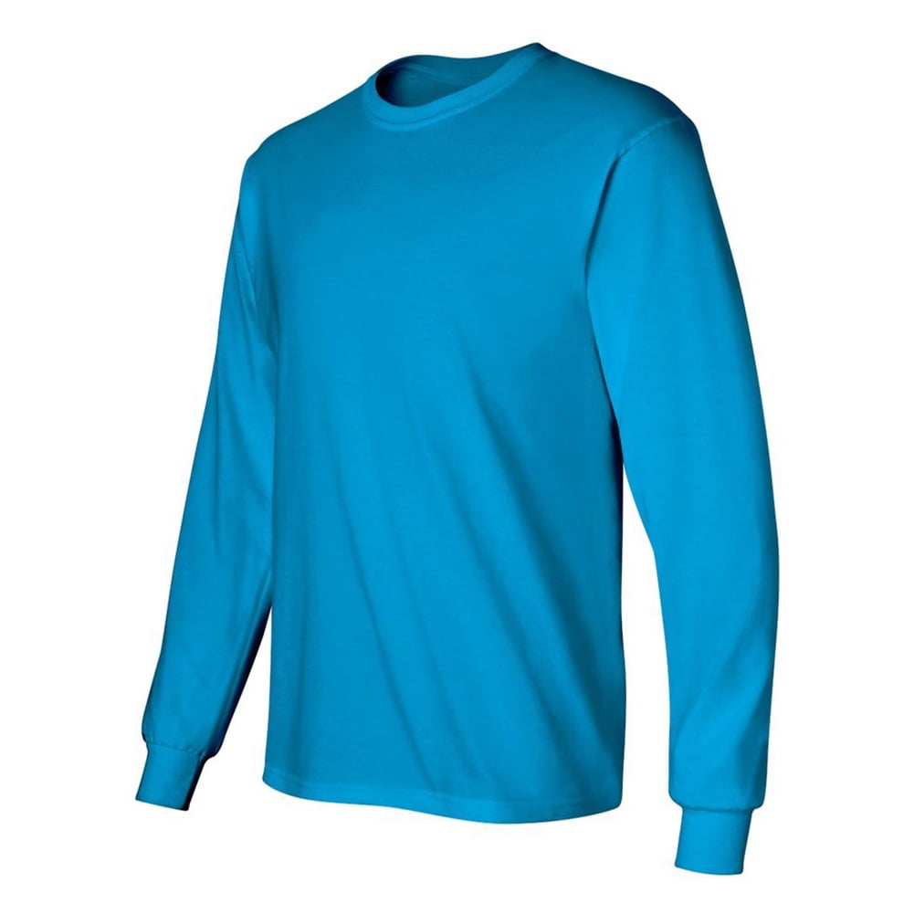 Gildan Men's 2400 Long Sleeve Ultra Cotton Crew Neck T Shirt