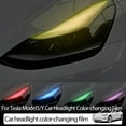thumbnail image 3 of For TeslaModel3/Y Car Headlight Color-changing Film Daytime Running Car L-ights, 3 of 8