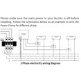 thumbnail image 4 of 2X Tuya Smart Life Single 3 Phase WiFi Energy KWH Meter 80A Power Clamp Transformador de Corriente Monitor de Uso de Energía, 4 of 8