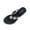Black, variant on Summer Flip Flops for Women Open Toe Comfort Fashion Glitter Flats Slip on Slides Slippers