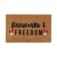 thumbnail image 2 of Dmlowu 4th of July Door Mat, Patriotic Star-Shaped Front Door Mat Non-Slip, Washable Outdoor Entryway Rug for Porch Outdoor Indoor Use, Welcome Mats, 2 of 7