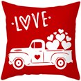 thumbnail image 2 of Housse de Coussin en Coton pour la Saint-Valentin Canapé Taille, 2 of 2