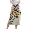 thumbnail image 1 of Gibobby faldas cargo Cintura Elástica Lado Dividido Punto Largo Maxi Bodycon Lápiz Falda Cálida Impreso Midi Pull On Calf Longitud Ajuste Lápiz Falda Bottoms(Multicolor, L), 1 of 5