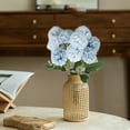 thumbnail image 2 of VQPeo Artificial Peony Flowers, Silk Peonies Flowers Fake Peonies Artificial Flowers Peonies Hydrangea Bouquet for Centerpiece Table Wedding Party Home Decor, 2 of 5