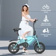 thumbnail image 7 of ANCHEER 14" Foldable Electric Bike for Adults, Peak 500W Electric Bicycles, 48V 374Wh City Commuter Cruiser Ebikes, 20MPH Compact Electric Mini Bike for Teens, LED Display, UL 2849, 7 of 7