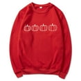 thumbnail image 3 of Halloween Thanksgiving Pumpkin Graphic Sweatshirts for Women Fall Winter Long Sleeve Crewneck Sweatshirt Pullover Tops, 3 of 5