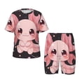 thumbnail image 1 of Fotbe Chibi Axolotl Sakura Fantasy Pijama Estampada de 2 Piezas para Niños – Ropa de Dormir de Manga Corta Cómoda para Niños y Niñas, Camiseta y Shorts de Algodón-4X-Large, 1 of 6