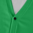 thumbnail image 7 of Kixjoy Mens Cardigan Sweater V Neck Long Sleeve Button Down Ribbed Knitted Sweater Fall Casual Big and Tall Jackets Soild Fashion Lightweight Mens Sweater, Green 3XL, 7 of 7