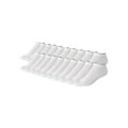 Hanes Men's Moisture-Wicking No-Show Socks, 20-Pairs, Sizes 6-12, White