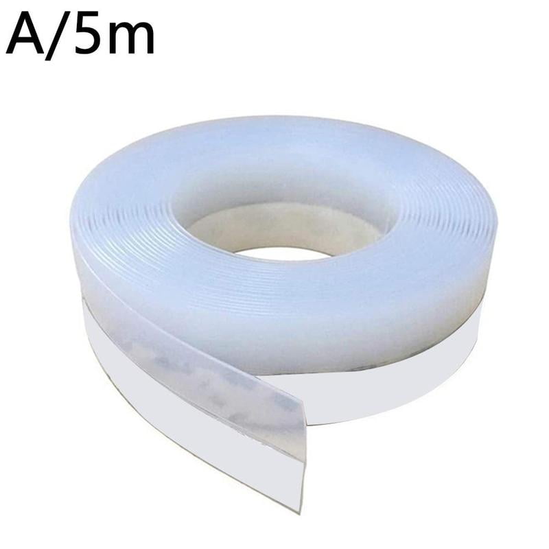 5m Door Sealing Strip Tape  Bottom Self Adhesive Weather Stripping Soundproof