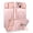 Translucent Pink, variant on SURITCH for iPhone 13 / 14 Magnetic Case, Compatible with Magsafe, with Built-in Kickstand, Camera Cover and Translucent Back, Rugged Shockproof Cases Slim Protective Cover, Translucent Blue