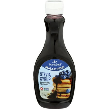 (Pack of 6) Sweetleaf Syrup Stevia Blueberry 12 Oz