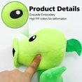 thumbnail image 4 of Set de juguetes de peluche Maikerry PVZ Plants, 5 unidades, muñecos de peluche de 15 a 33 cm, 4 of 7