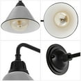 thumbnail image 5 of JONATHAN Y Croydon 9.63" 1-Light Farmhouse Industrial Indoor/Outdoor Iron LED Gooseneck Arm Outdoor Sconce, Gray, 5 of 7