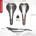 thumbnail image 2 of Asiento para bicicleta de carbon negro negro, 2 of 8