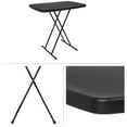 thumbnail image 6 of Everyday Home Set of 2 Folding Tables for Camping, Cards, and Crafts, Black, 6 of 8